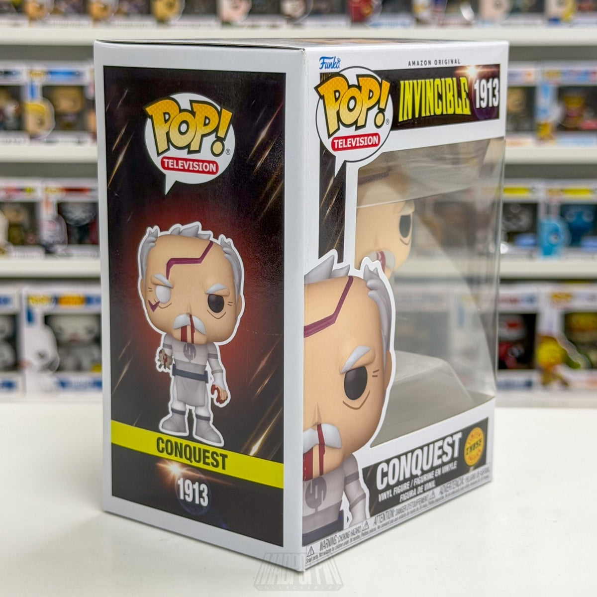 Funko Pop TV Invincible Conquest Damaged Arm Chase 1913 Viltrumite Vinyl Figure