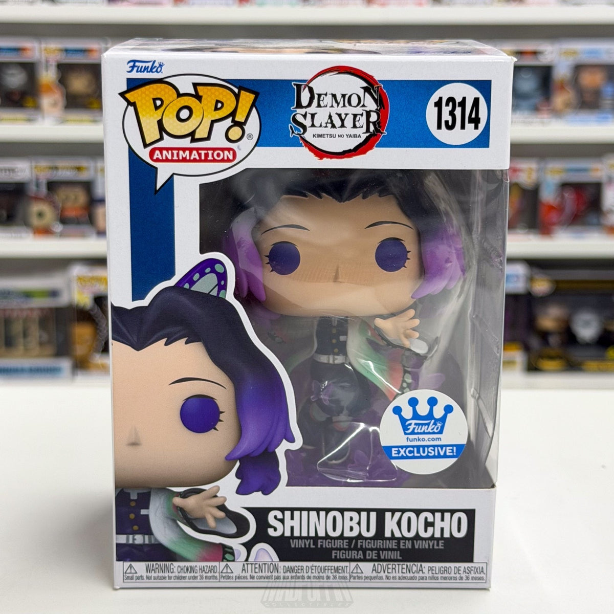 Funko Pop Anime Demon Slayer Shinobu Kocho 1314 Hashira Japan Manga Vinyl Figure