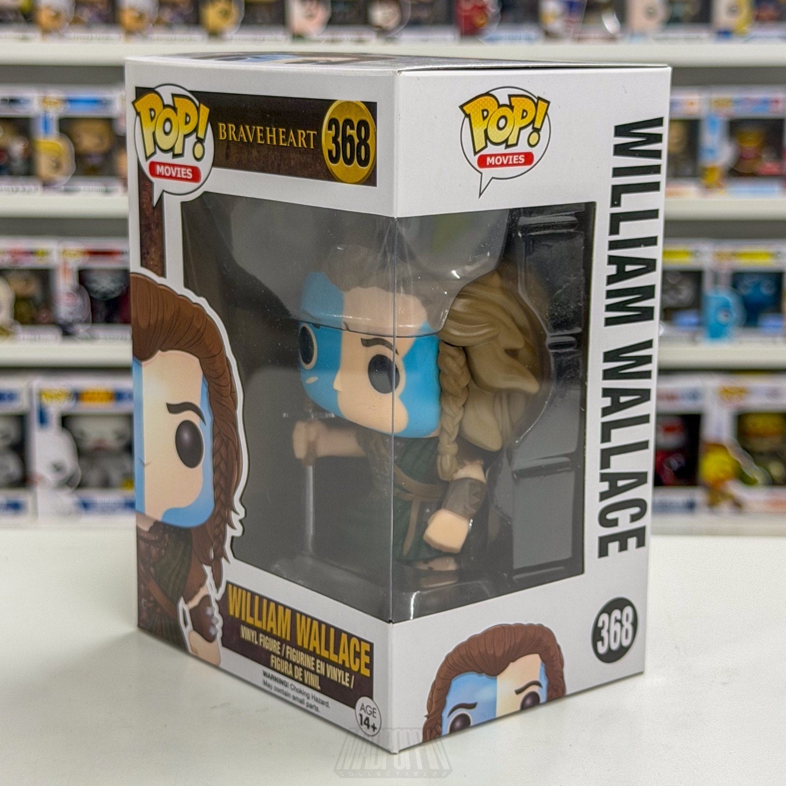 Funko Pop Movies Braveheart William Wallace 368 Scottish Warrior Vinyl Figure
