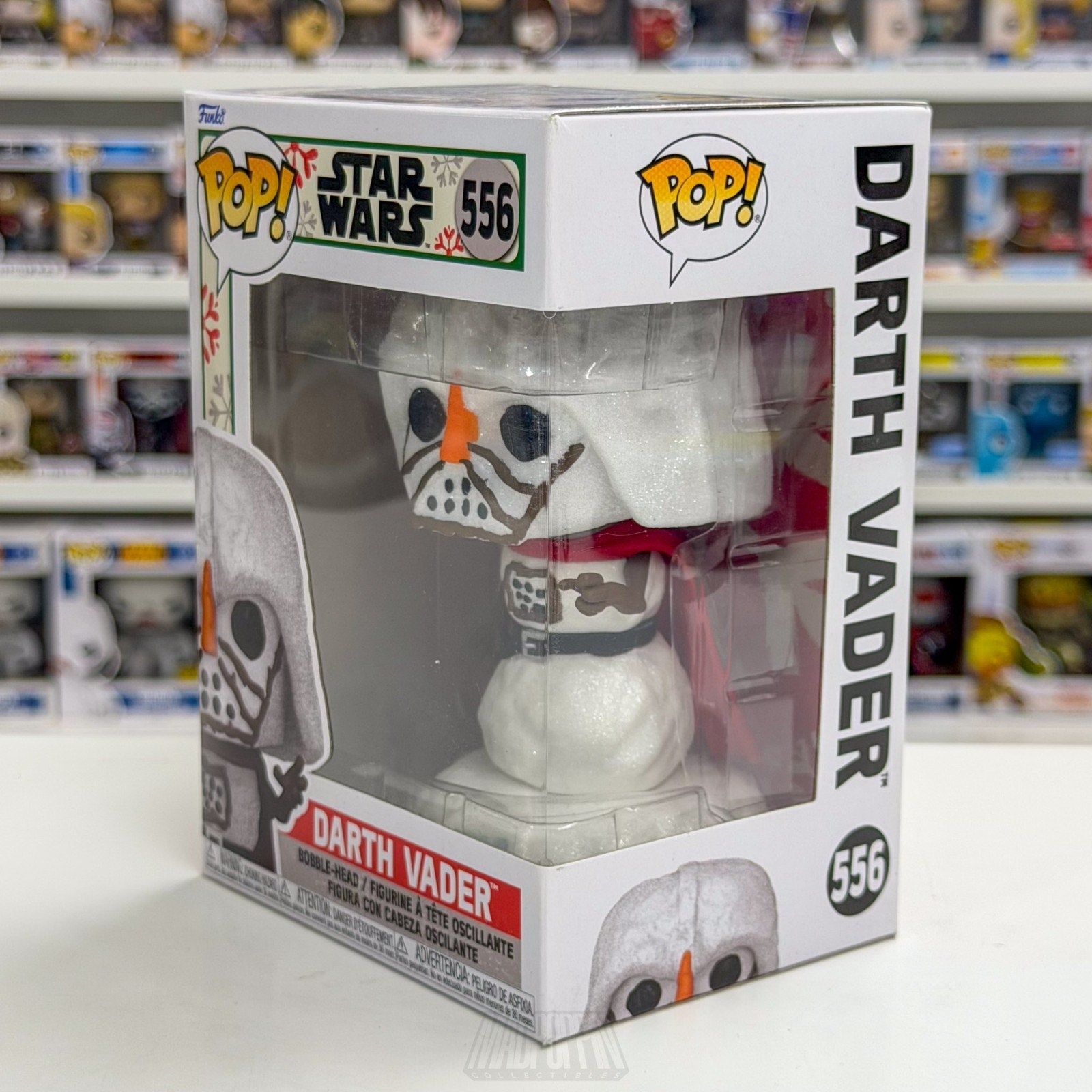 Funko Pop Star Wars Darth Vader Christmas Snowman 556 Sith Jedi Toy Vinyl Figure
