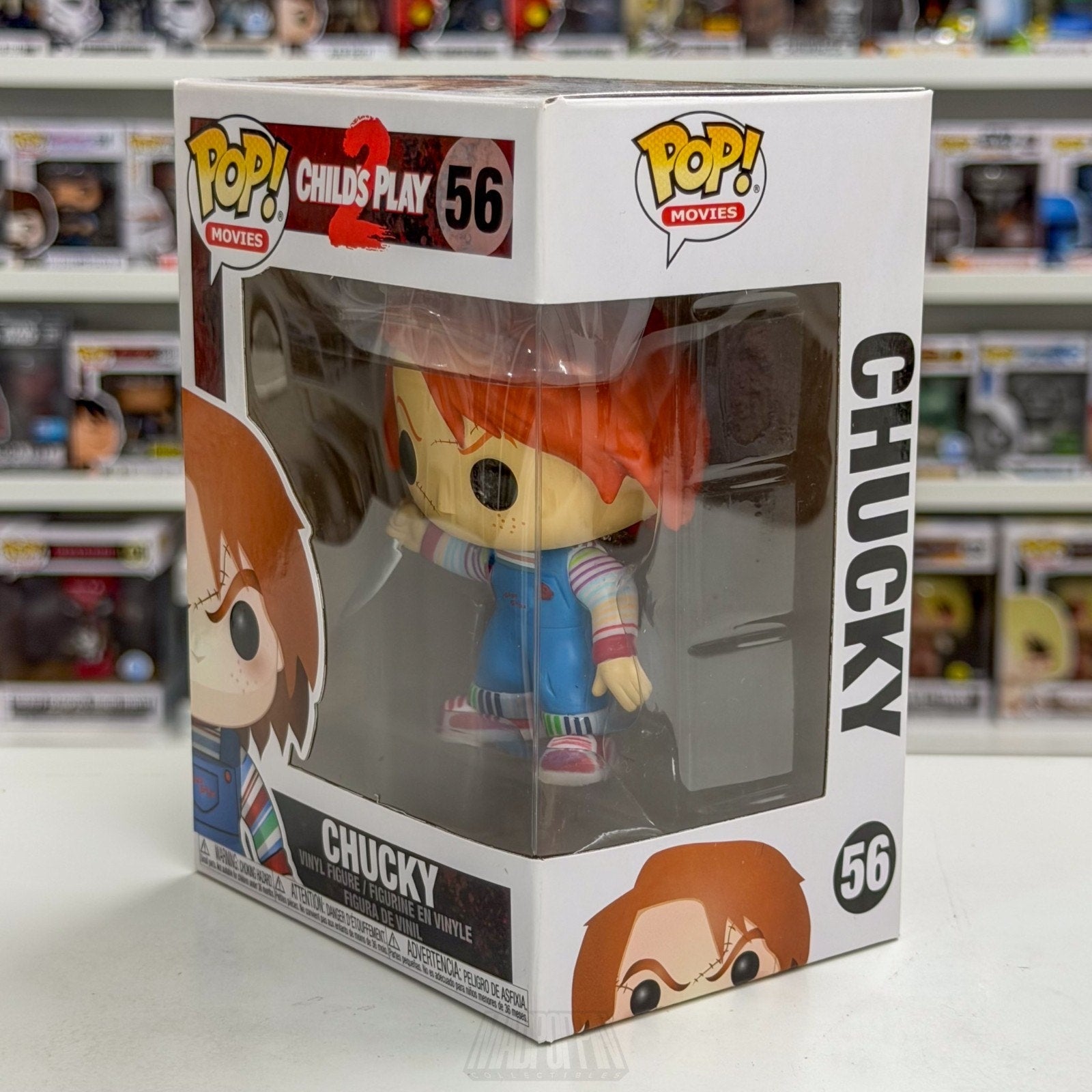 Funko Pop Movies Childs Play 2 Chucky 56 Good Guy Doll Horror Toy Vinyl Figure