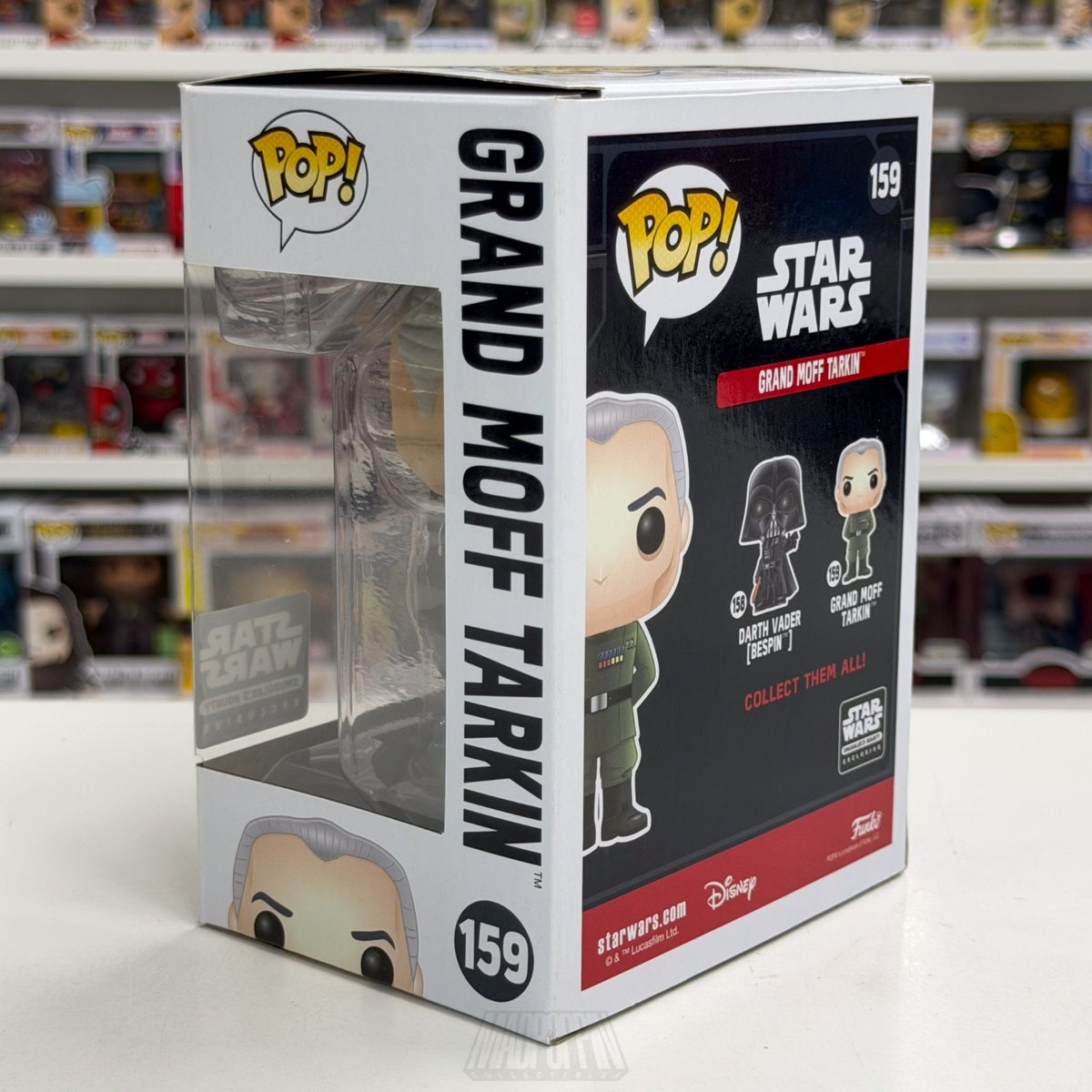 Funko Pop Star Wars Smuggler's Bounty Grand Moff Tarkin 159 Empire Vinyl Figure