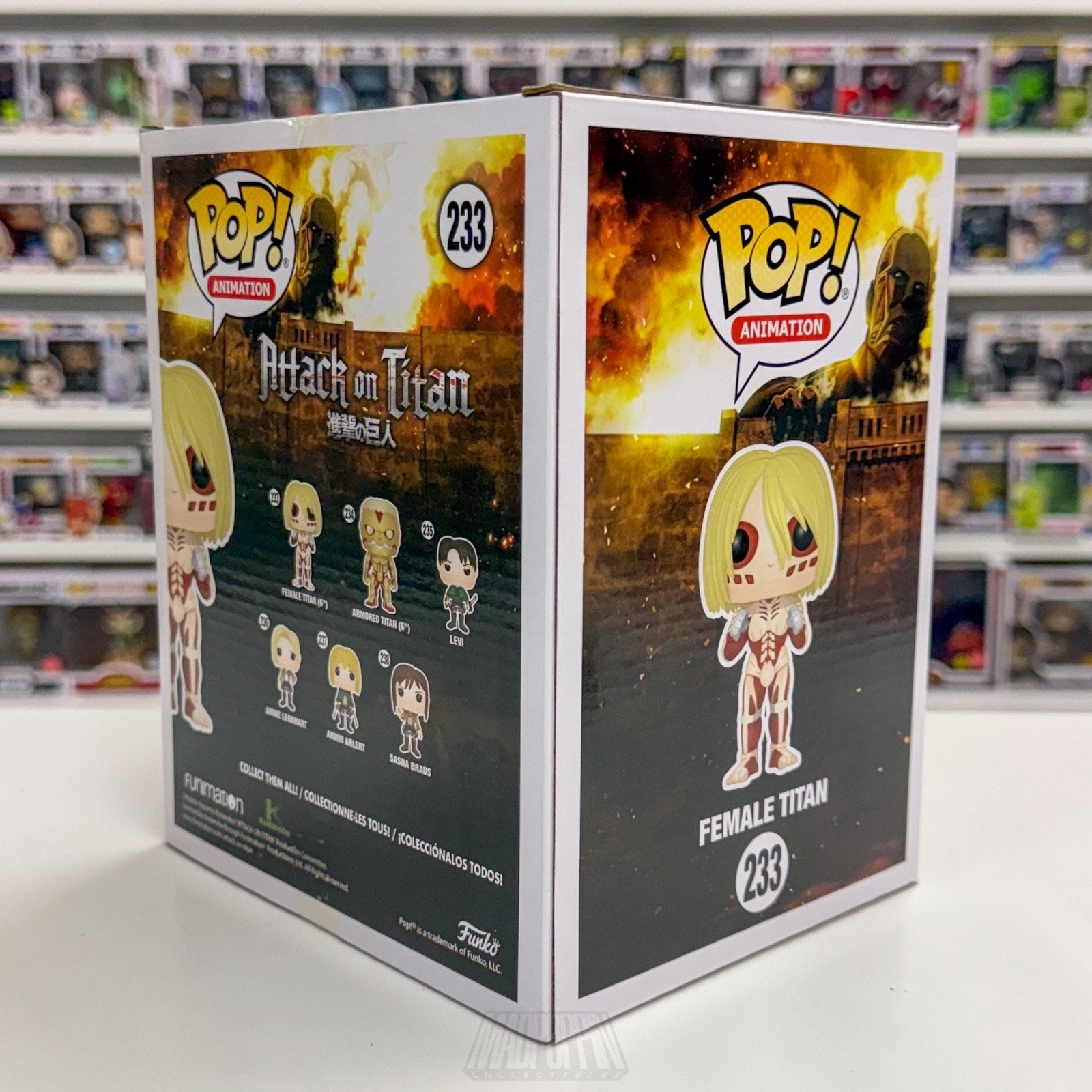 Funko Pop Anime Attack on Titan Female Titan 6" 233 Japanese Manga Vinyl Figure