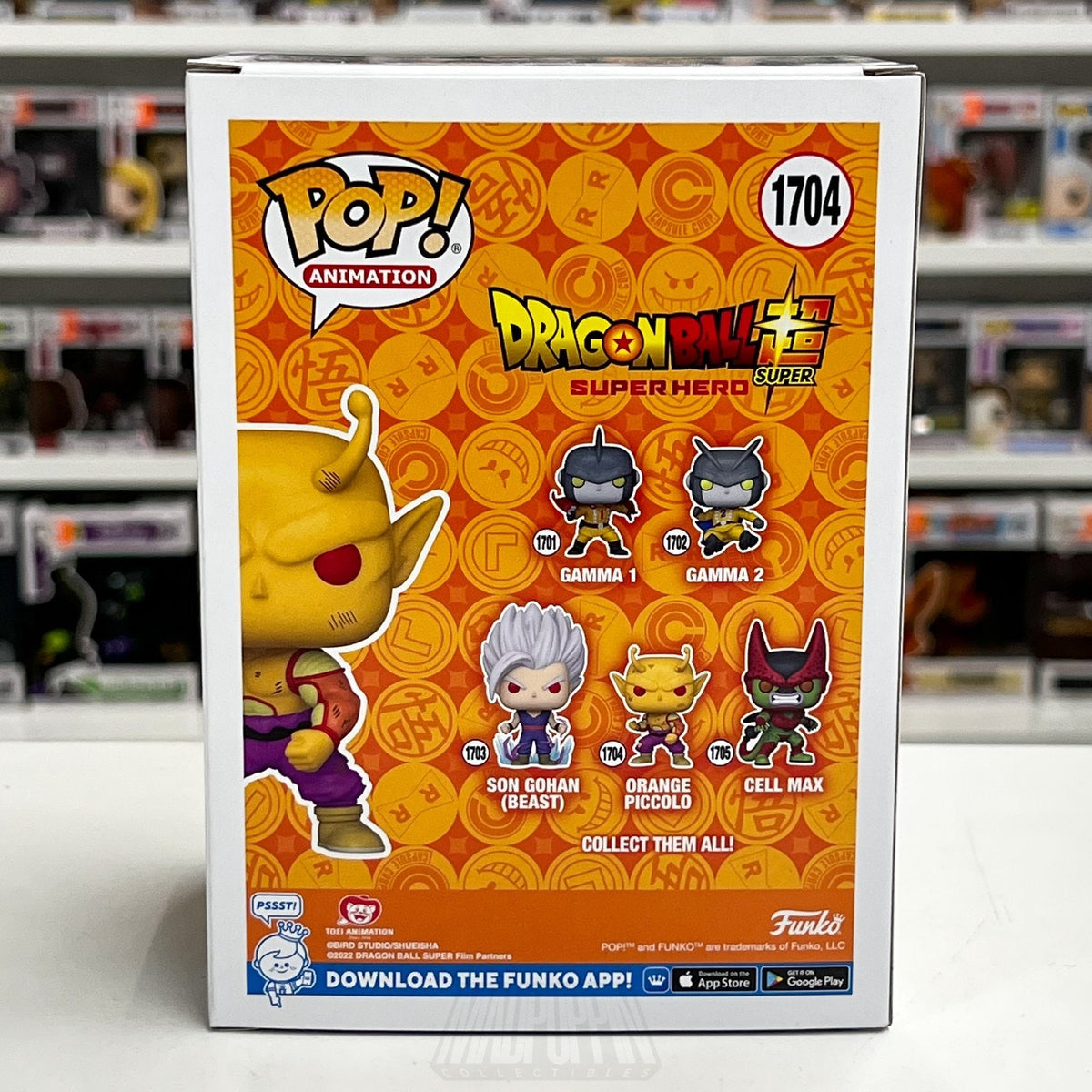 Funko Pop Anime Dragon Ball Super Hero Orange Piccolo 1704 Manga Vinyl Figure