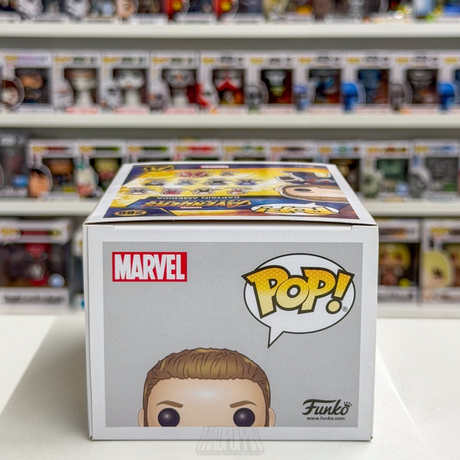 Funko Pop Marvel Avengers Infinity War Captain America Unmasked 288 Vinyl Figure