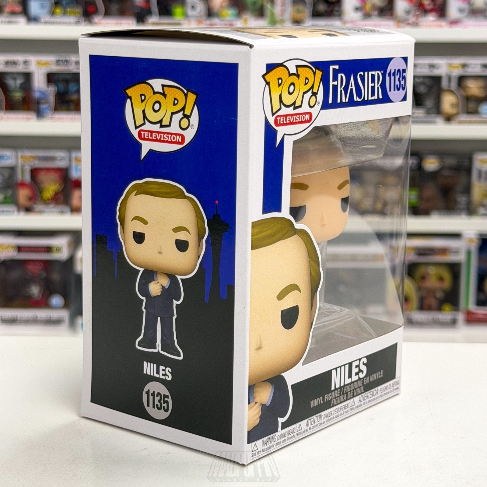 Funko Pop TV Frasier Niles Crane 1133 NBC Sitcom Cheers Spin-Off Vinyl Figure