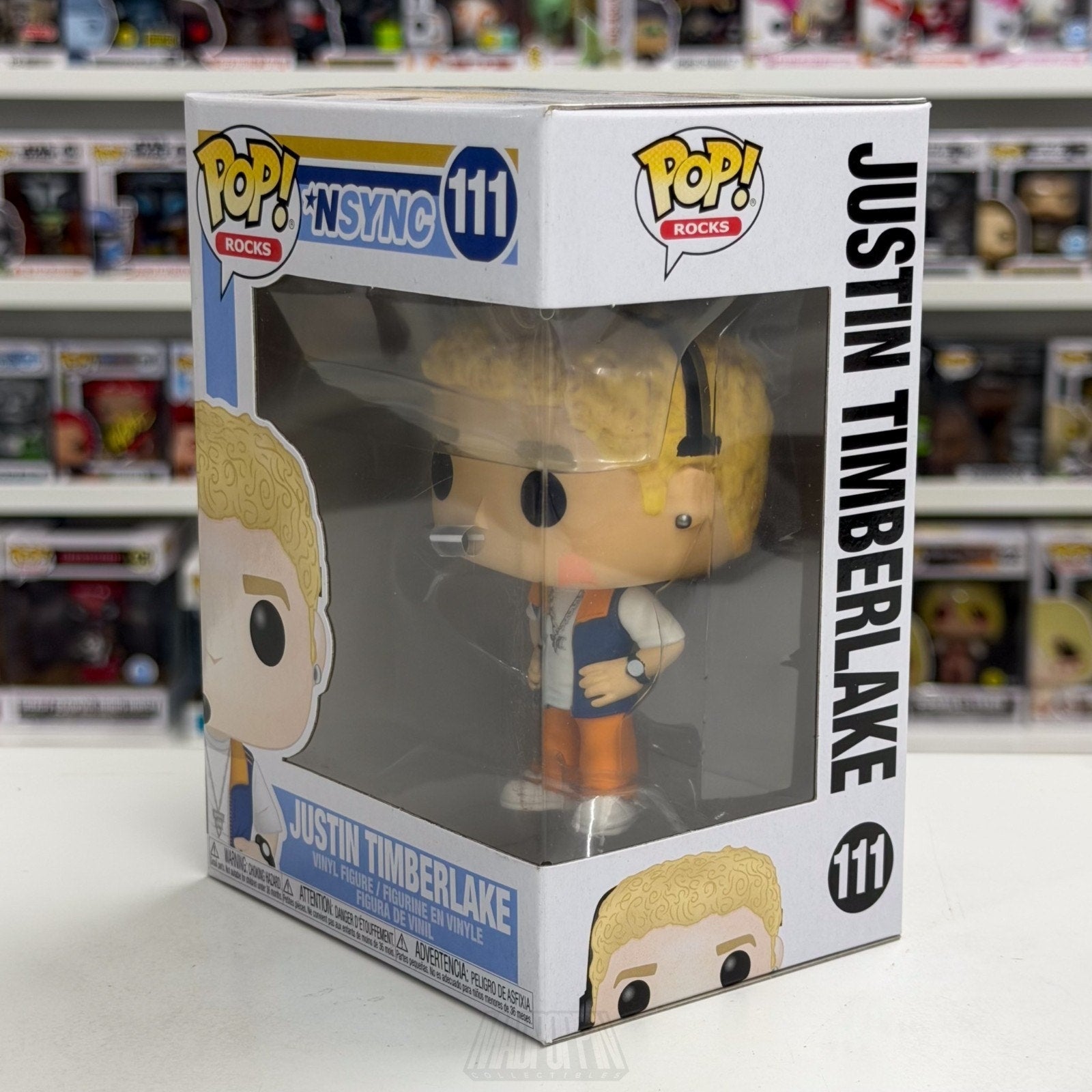 Funko Pop Rocks NSYNC Justin Timberlake JT 111 Boy Band Singer Toy Vinyl Figure