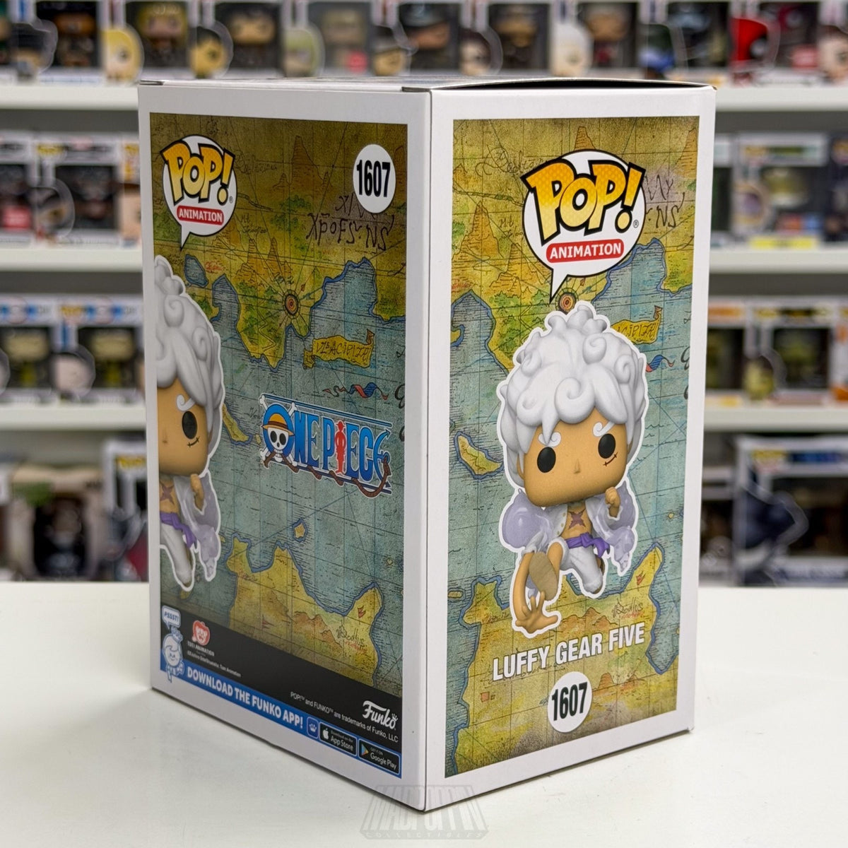 Funko Pop Anime One Piece Luffy Gear Five 1607 Japanese Manga Toy Vinyl Figure