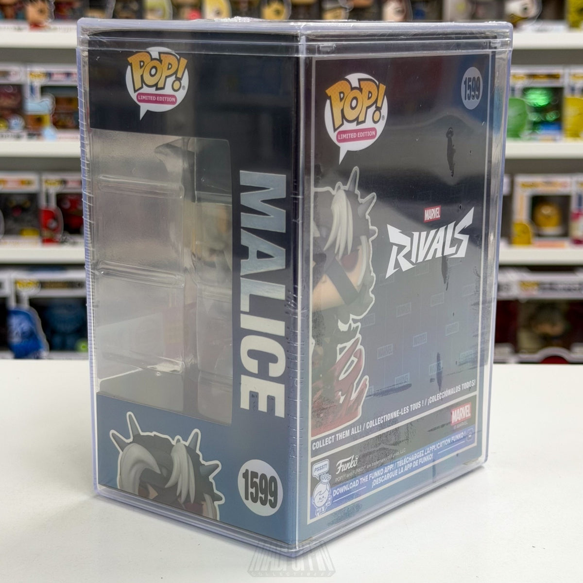 Funko Pop Marvel Rivals Malice 1599 SDCC 2026 Video Game OFFICIAL CON STICKER