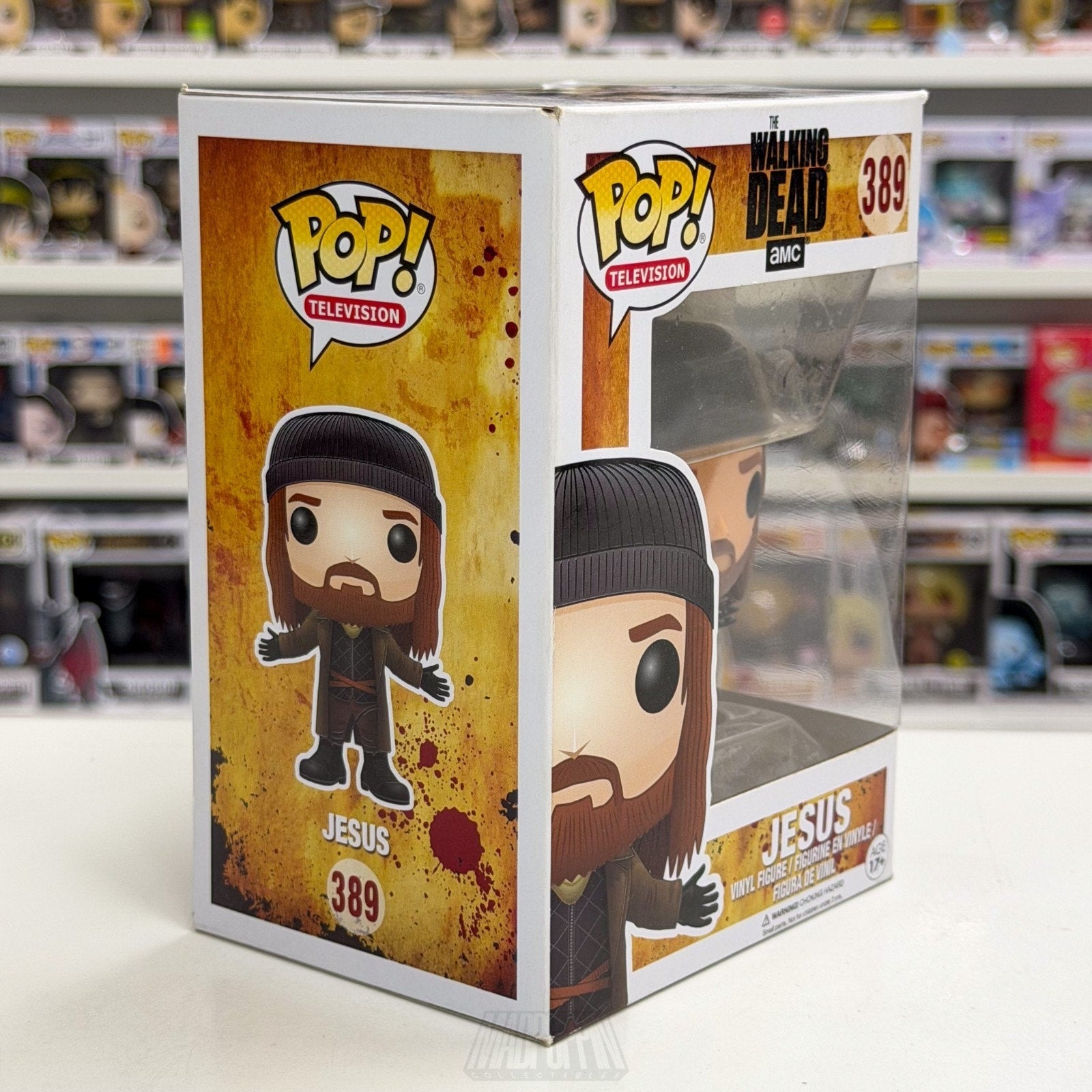Funko Pop TV The Walking Dead Jesus 389 Zombie Horror Drama Sereis Vinyl Figure