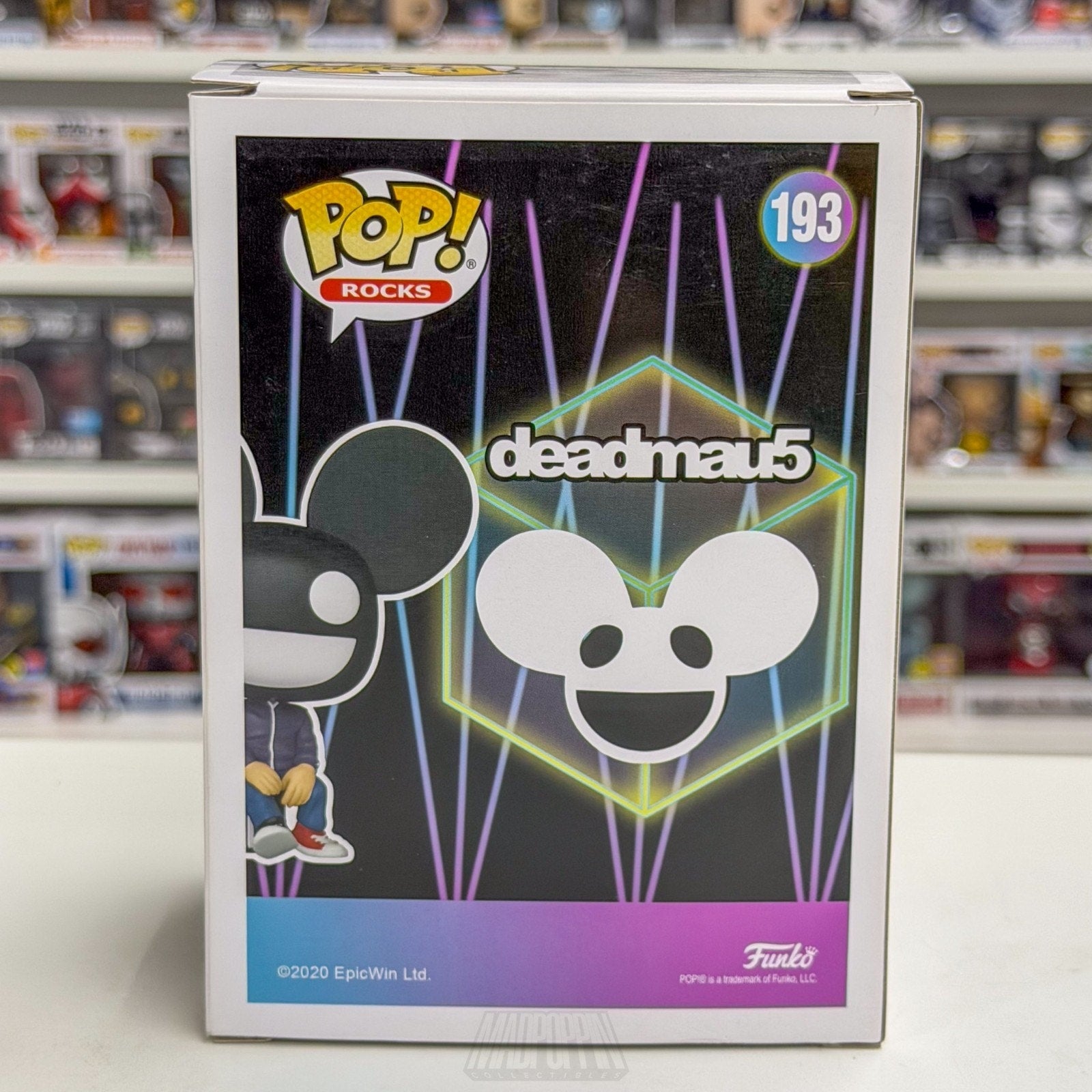 Funko Pop Rocks Deadmau5 Glow 193 Canadian EDM Electronic DJ Toy Vinyl Figure