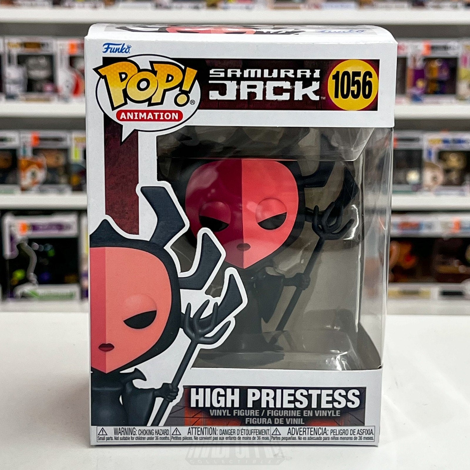 Funko Pop Animation Samurai Jack High Priestess 1056 Figure Cartoon Network