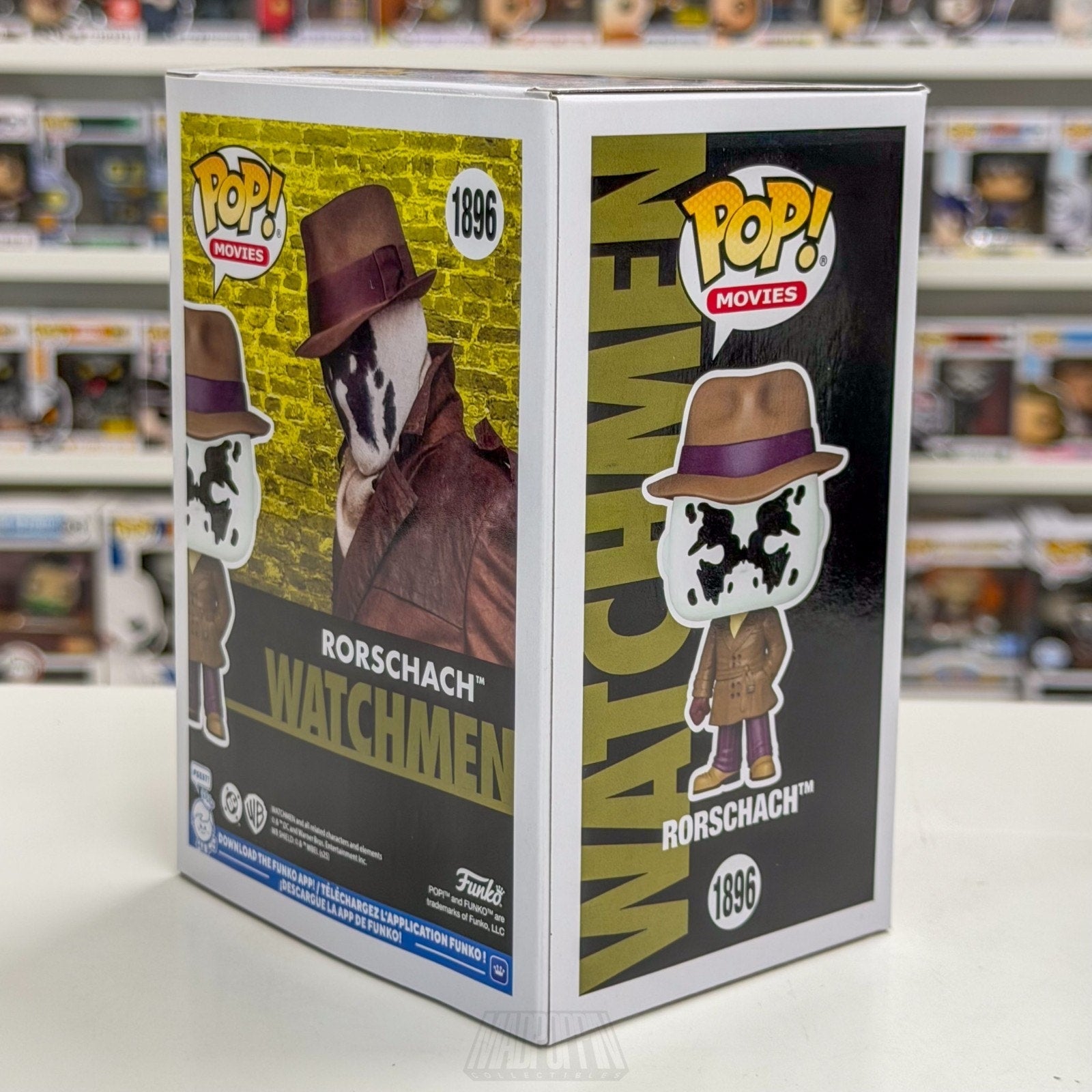 Funko Pop DC Comics Movies Watchmen Rorschach Exclusive 1896 Toy Vinyl Figure