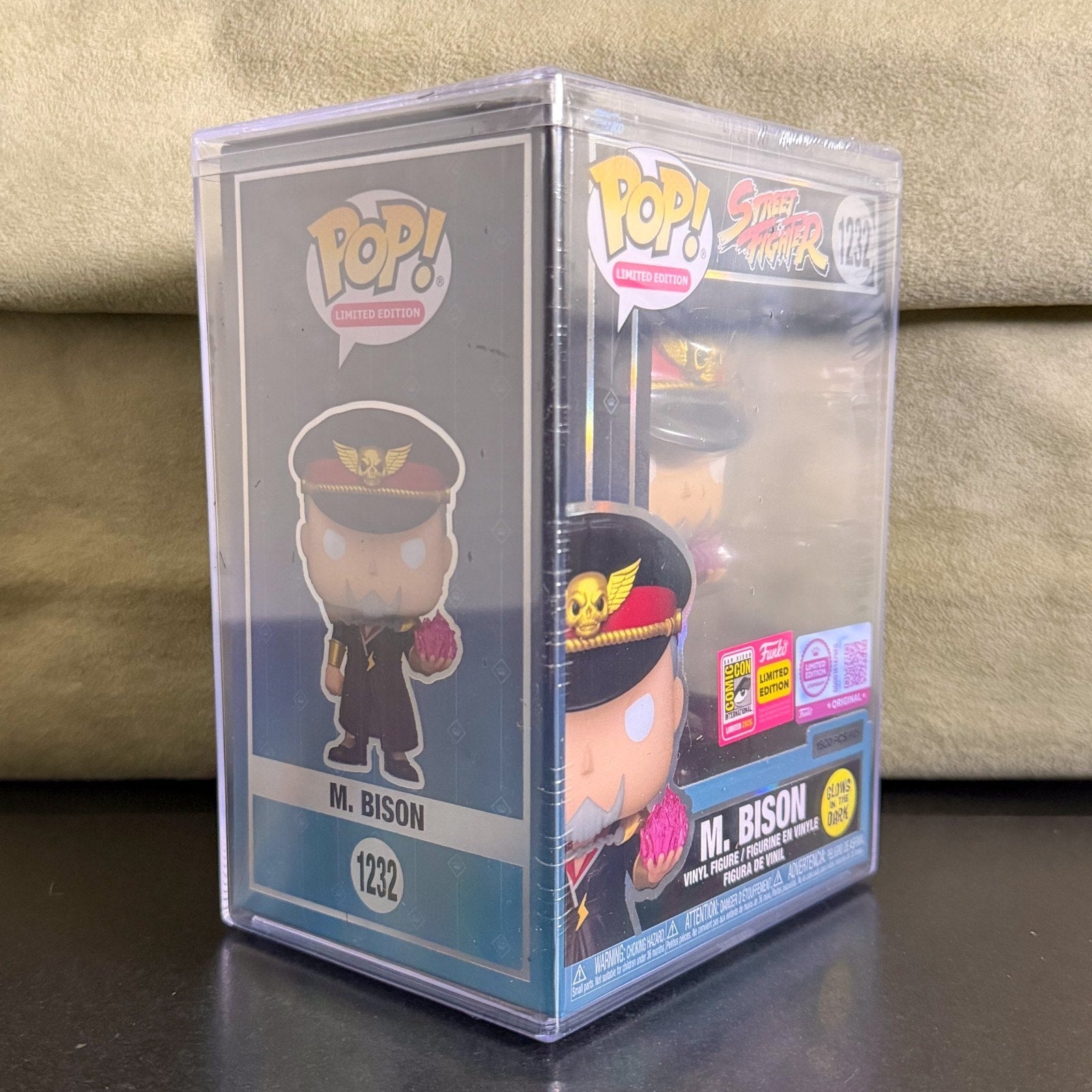 Funko Pop Street Fighter M. Bison Glow 1232 LE 1500 SDCC 2026 LEGENDARY Figure