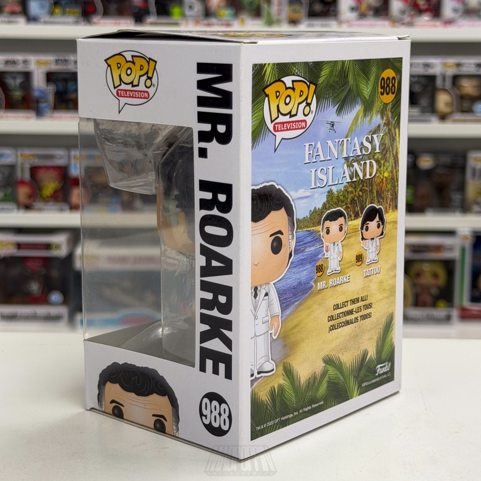 Funko Pop TV Fantasy Island Mr Roarke 988 ABC Fantasy Drama Show Vinyl Figure