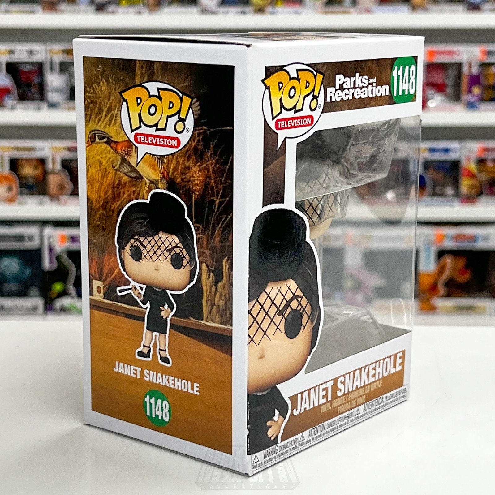 Funko Pop TV Parks Recreation Janet Snakehole 1148 April Ludgate Comedy Sitcom