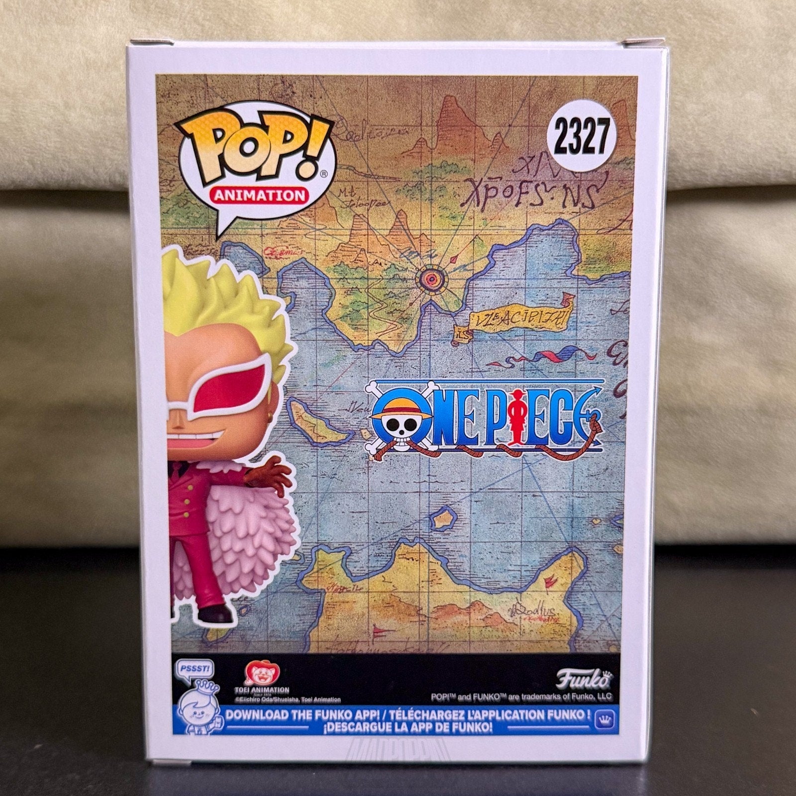 Funko Pop Anime One Piece Doflamingo Flocked 2327 SDCC 2026 Official Toy Figure