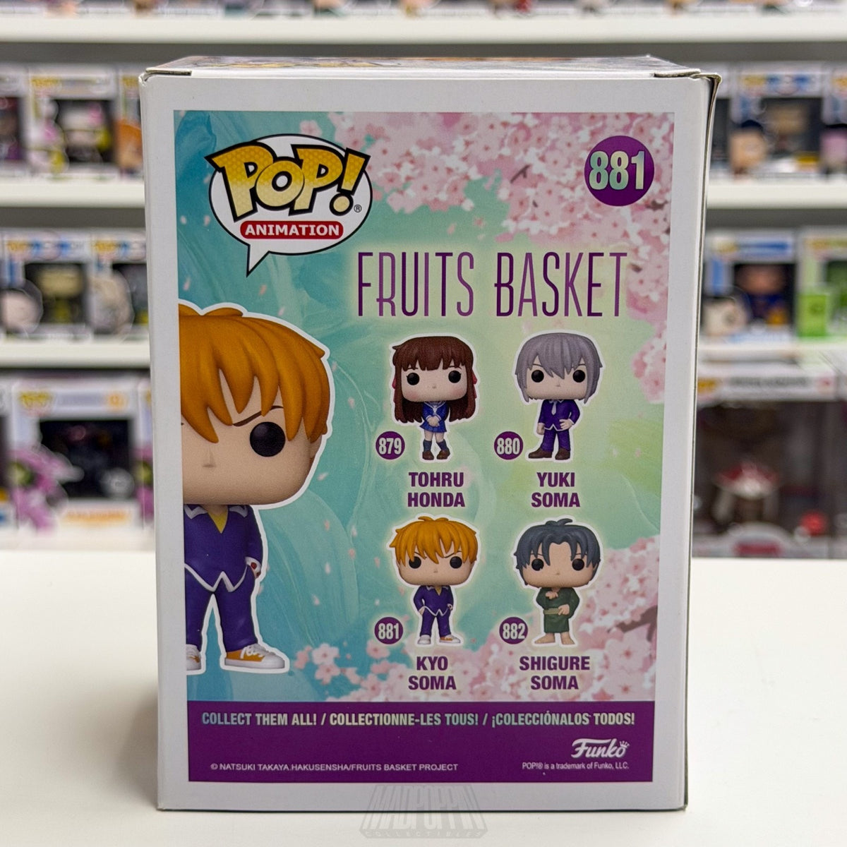 Funko Pop Anime Fruits Basket Kyo Soma 881 Japanese Manga Toy Vinyl Figure