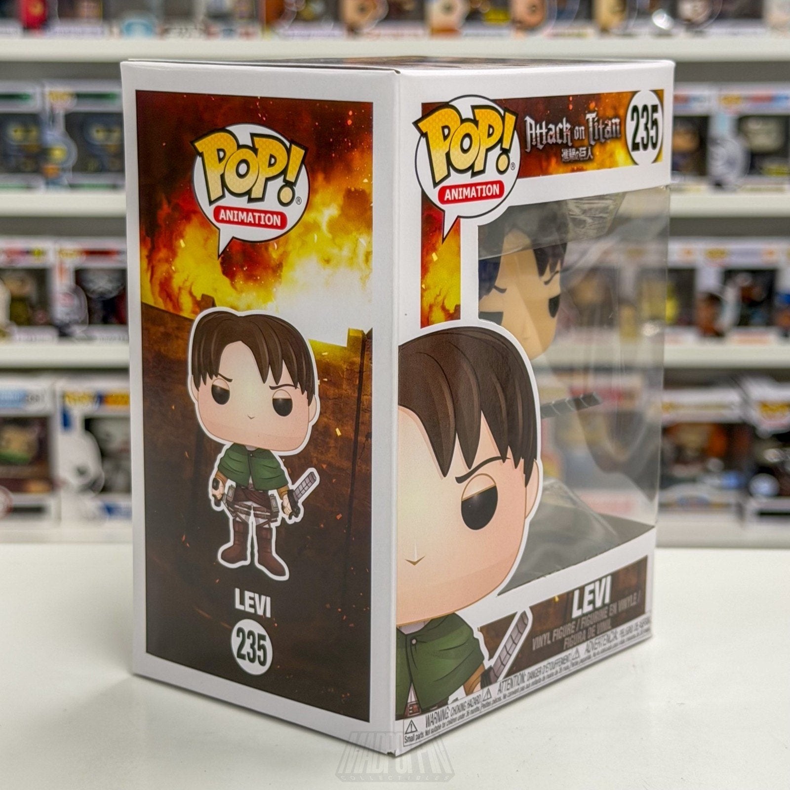 Funko Pop Anime Attack on Titan Levi Ackerman 235 Japanese Manga Vinyl Figure