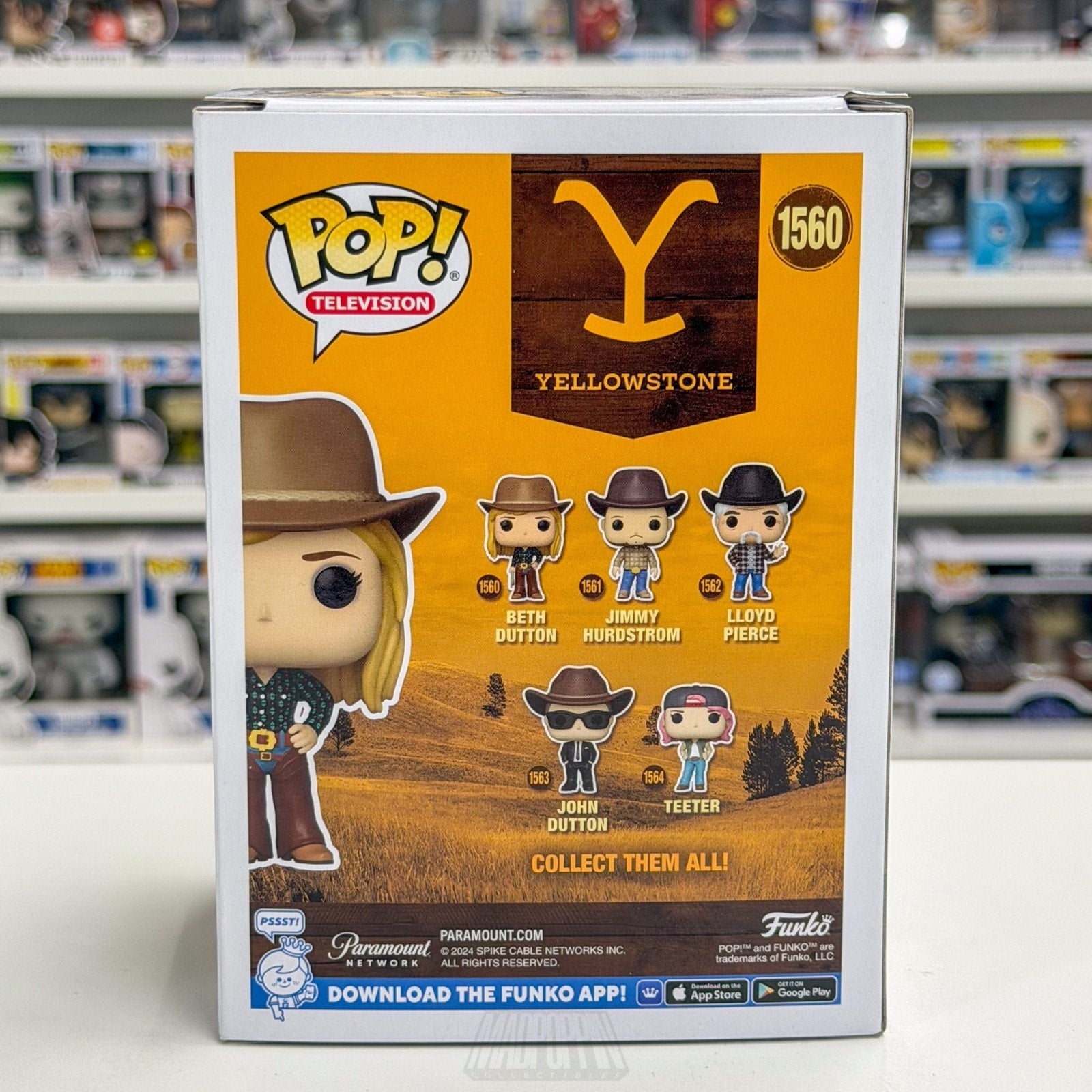 Funko Pop TV Yellowstone Beth Dutton 1560 Neo Western Drama Show Vinyl Figure