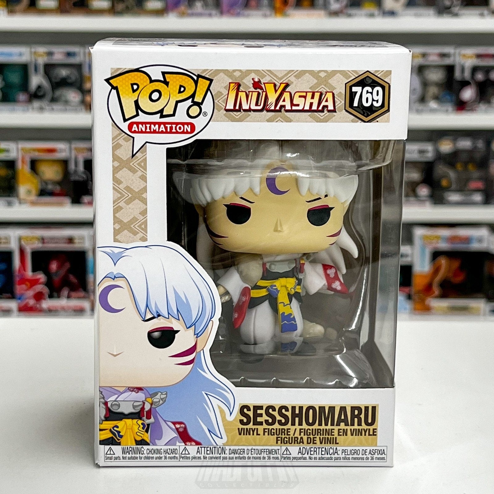 Funko Pop Anime Inuyasha Sesshomaru 769 Japanese Animation Manga Vinyl Figure