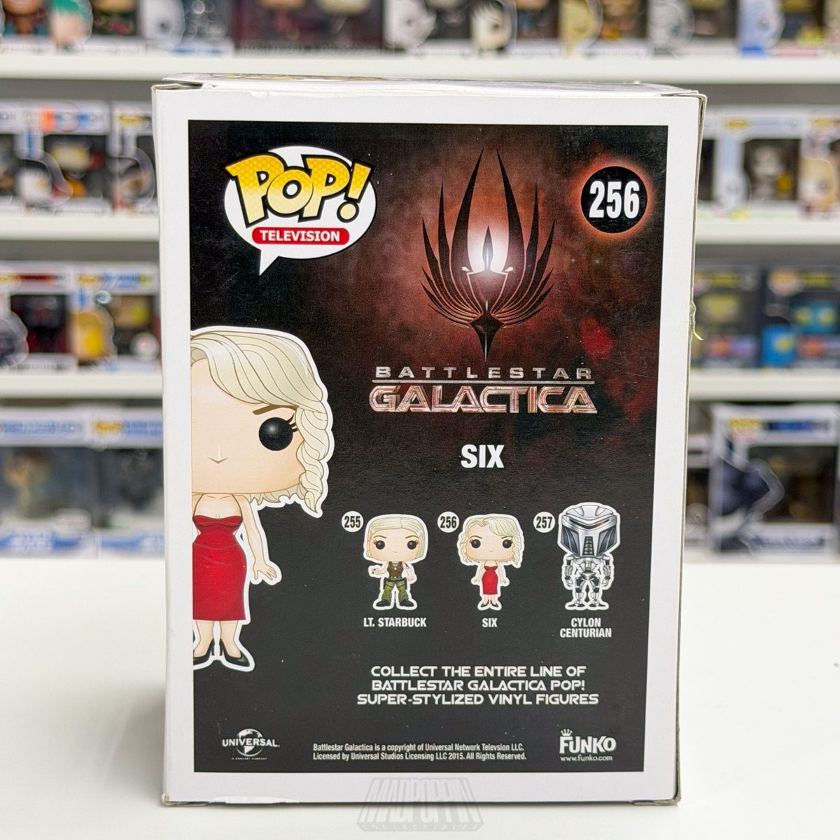 Funko Pop TV Battlestar Galactica Six 256 Cylon Android Red Dress Vinyl Figure