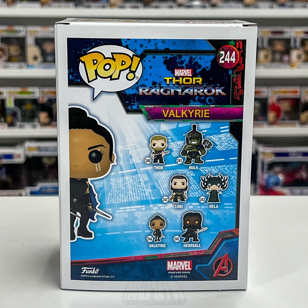 Funko Pop Marvel Thor Ragnarok Valkyrie 244 Asgardian MCU Toy Vinyl Figure
