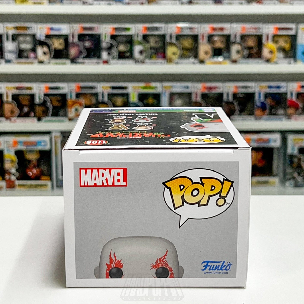 Funko Pop Marvel Drax 1106 Guardians of the Galaxy Holiday Special Bobble-Head