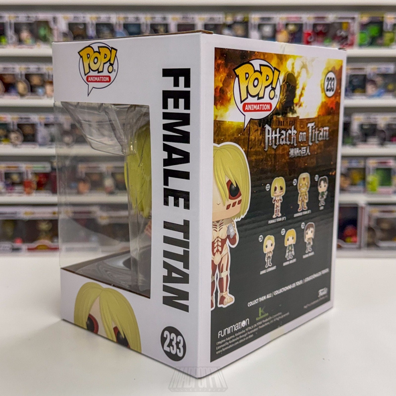 Funko Pop Anime Attack on Titan Female Titan 6" 233 Japanese Manga Vinyl Figure