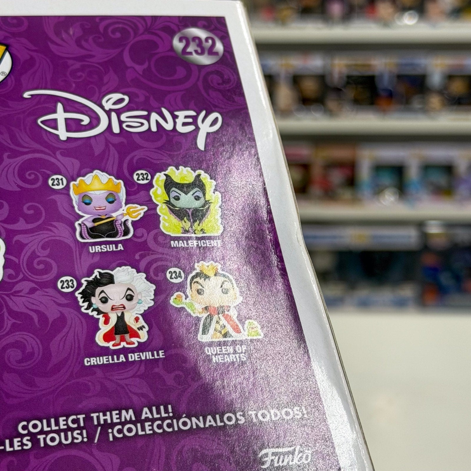 Funko Pop Disney Sleeping Beauty Maleficent Flames Hot Topic Glow Chase 232 Toy