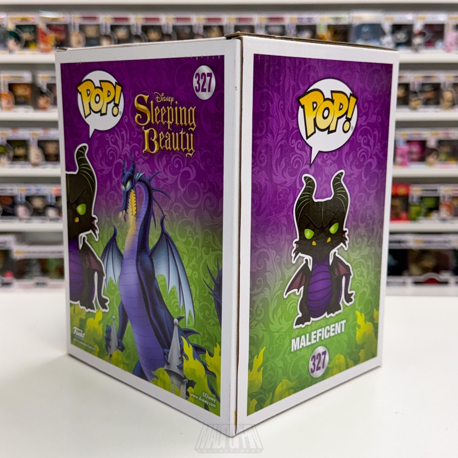 Funko Pop Disney Sleeping Beauty Maleficent 327 Wicked Dragon Vinyl 6" Figure
