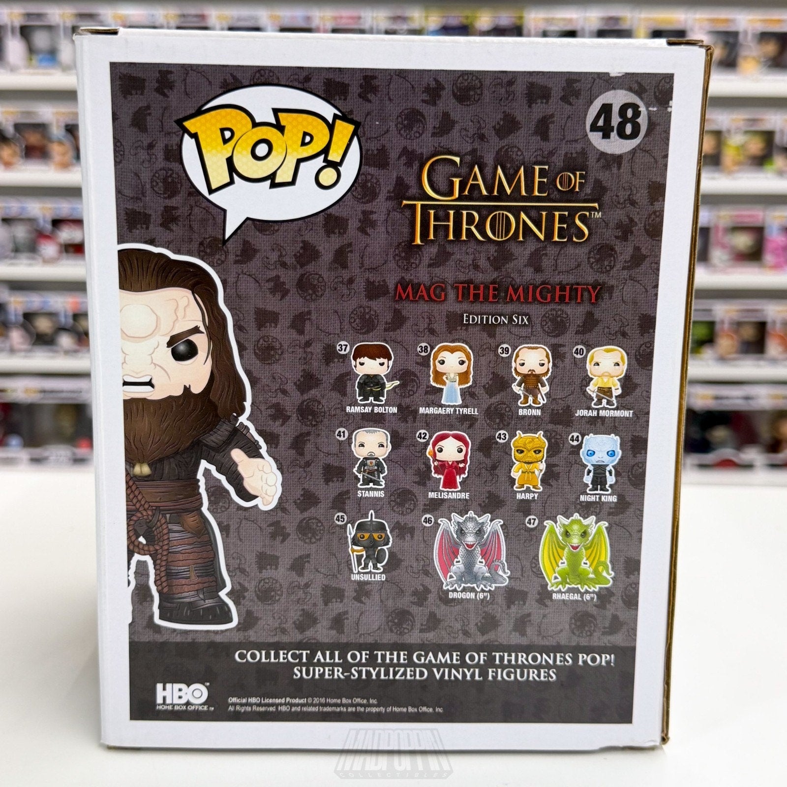 Funko Pop TV HBO Game of Thrones Mag the Mighty 6" SDCC 48 Giant Vinyl Figure