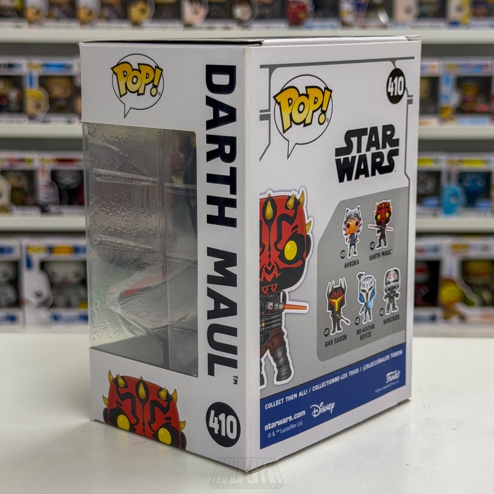 Funko Pop Star Wars Clone Wars Darth Maul Lightsaber 410 Sith Lord Vinyl Figure