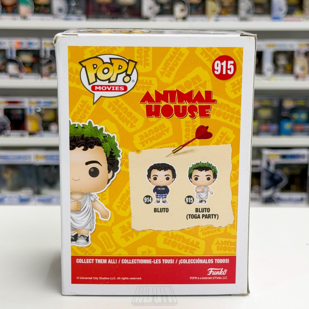 Funko Pop Movies Animal House Bluto Toga Party 915 Delta House Toy Vinyl Figure