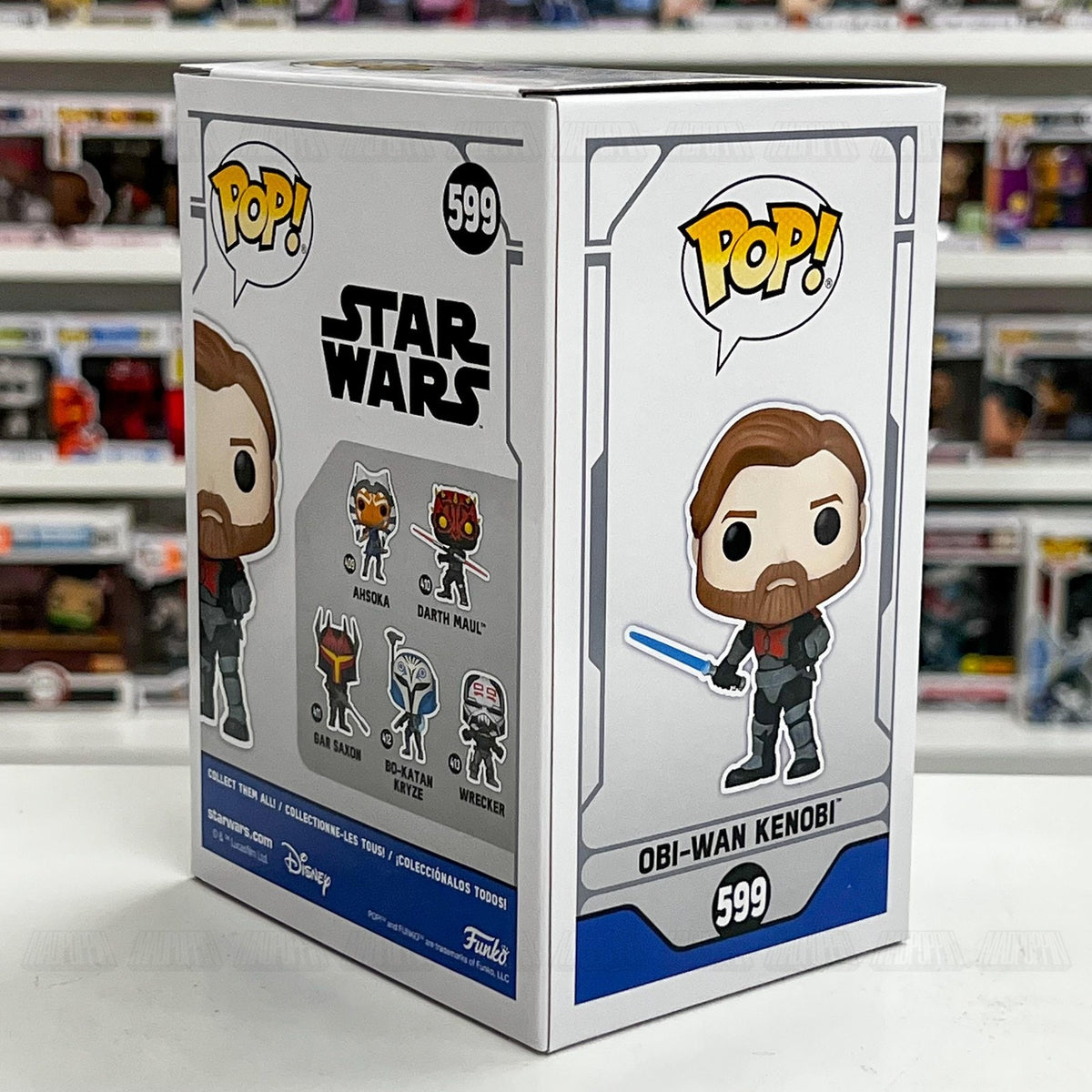 Funko Pop Star Wars Obi-Wan Kenobi Mandalorian Armor 599 Entertainment Earth Toy