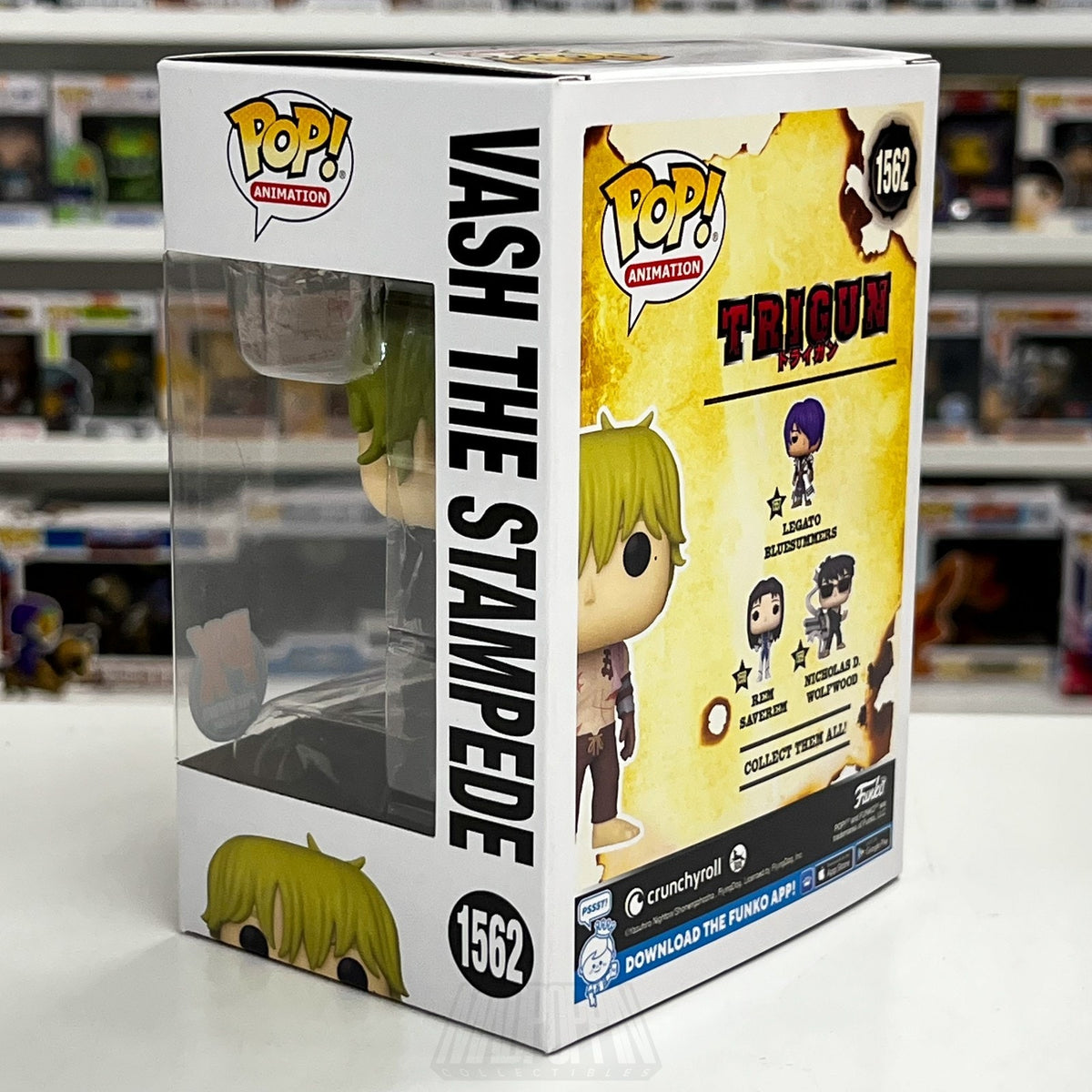 Funko Pop Anime Trigun Vash The Stampede PX 1562 Humanoid Manga Toy Vinyl Figure