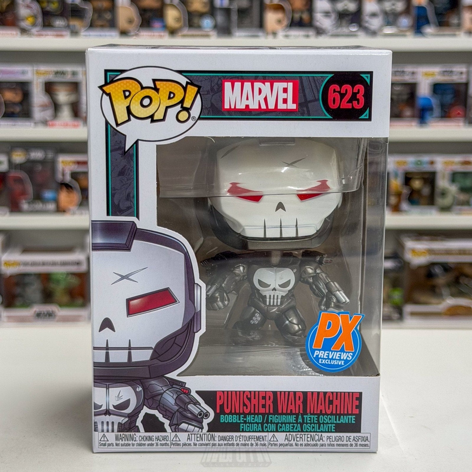 Funko Pop Marvel Punisher War Machine Metallic 623 Frank Castle Toy Vinyl Figure
