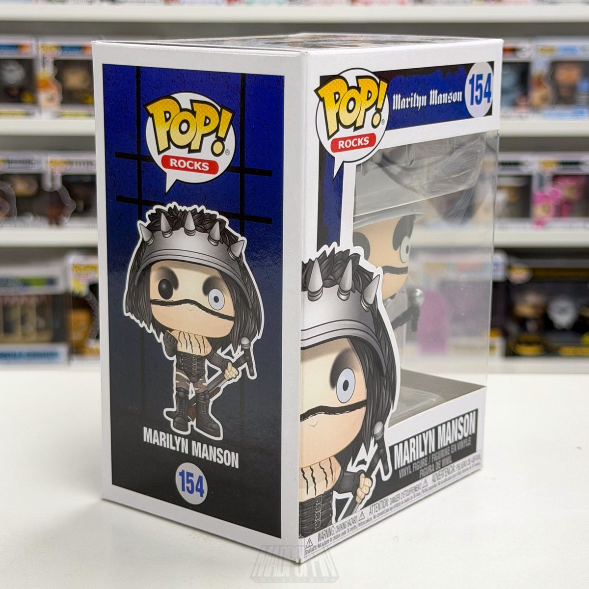 Funko Pop Rocks Marilyn Manson 154 Vaulted Music Goth Metal Horror Vinyl Figure
