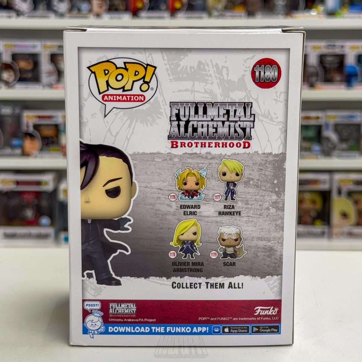 Funko Pop Anime Fullmetal Alchemist Greed Hot Topic 1180 Manga Toy Vinyl Figure