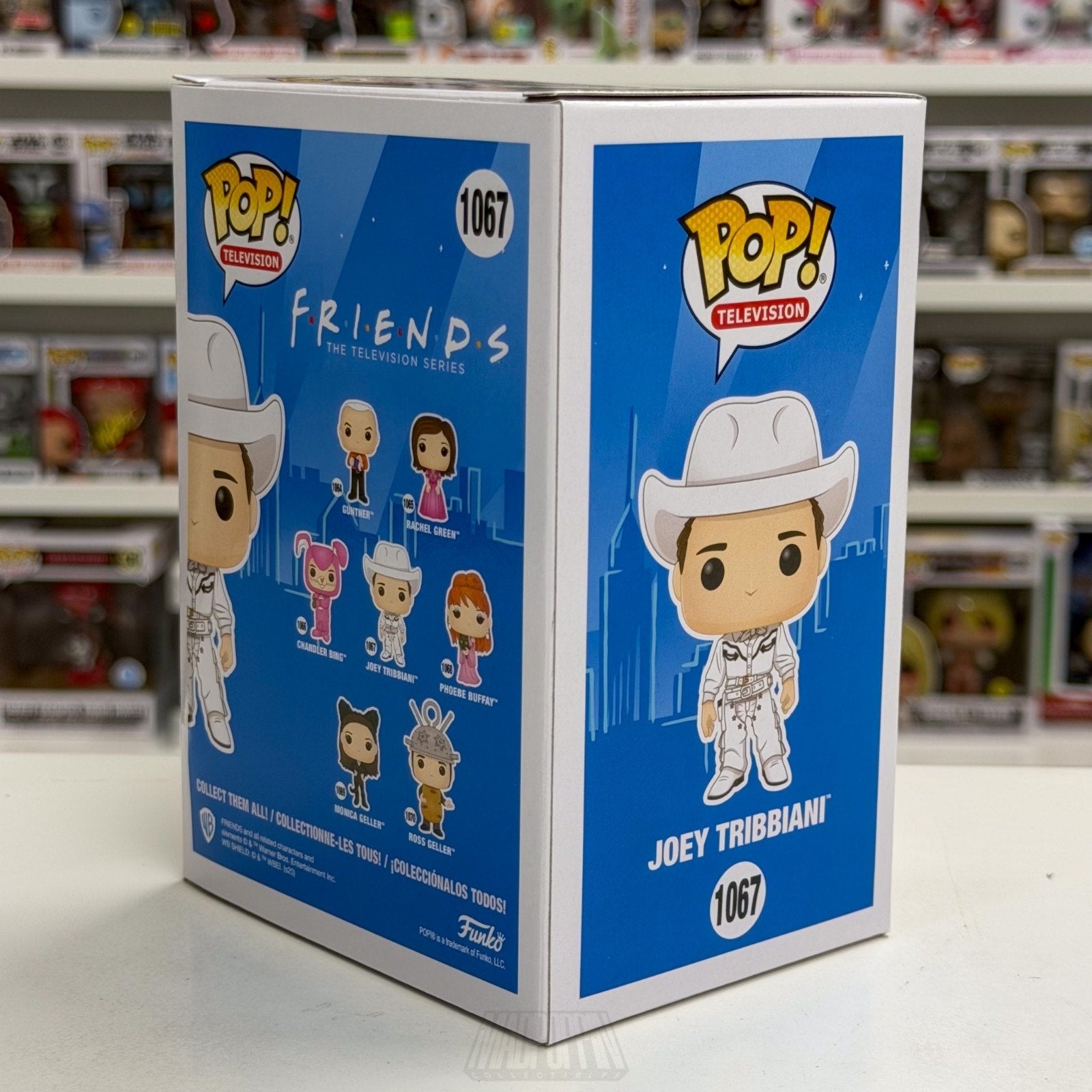 Funko Pop TV Friends Joey Tribbiani 1067 White Cowboy Outfit Toy Vinyl Figure