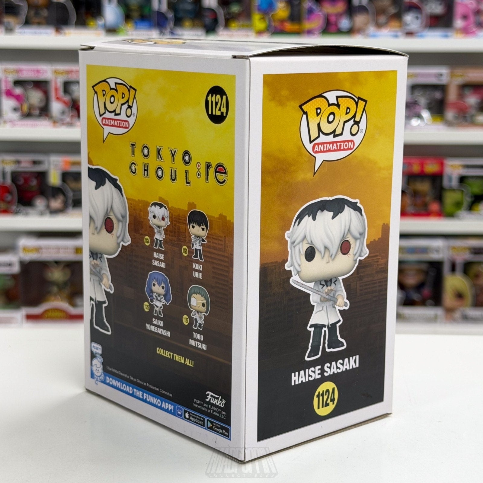 Funko Pop Anime Tokyo Ghoul Haise Sasaki Glow Sure Thing Toys 1124 Vinyl Figure