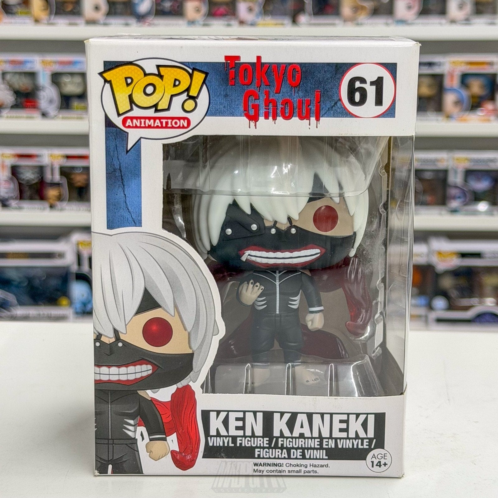 Funko Pop Anime Tokyo Ghoul Ken Kaneki 61 Dark Fantasy Manga Toy Vinyl Figure