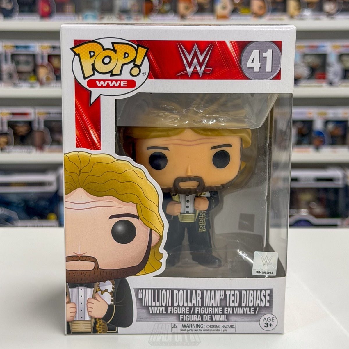Funko Pop WWE Million Dollar Man Ted DiBiase 41 WWF Wrestling Toy Vinyl Figure