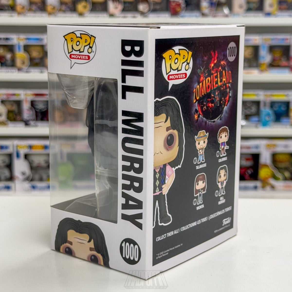 Funko Pop Movies Zombieland Bill Murray 1000 Apocalypse Horror Comedy Toy Figure