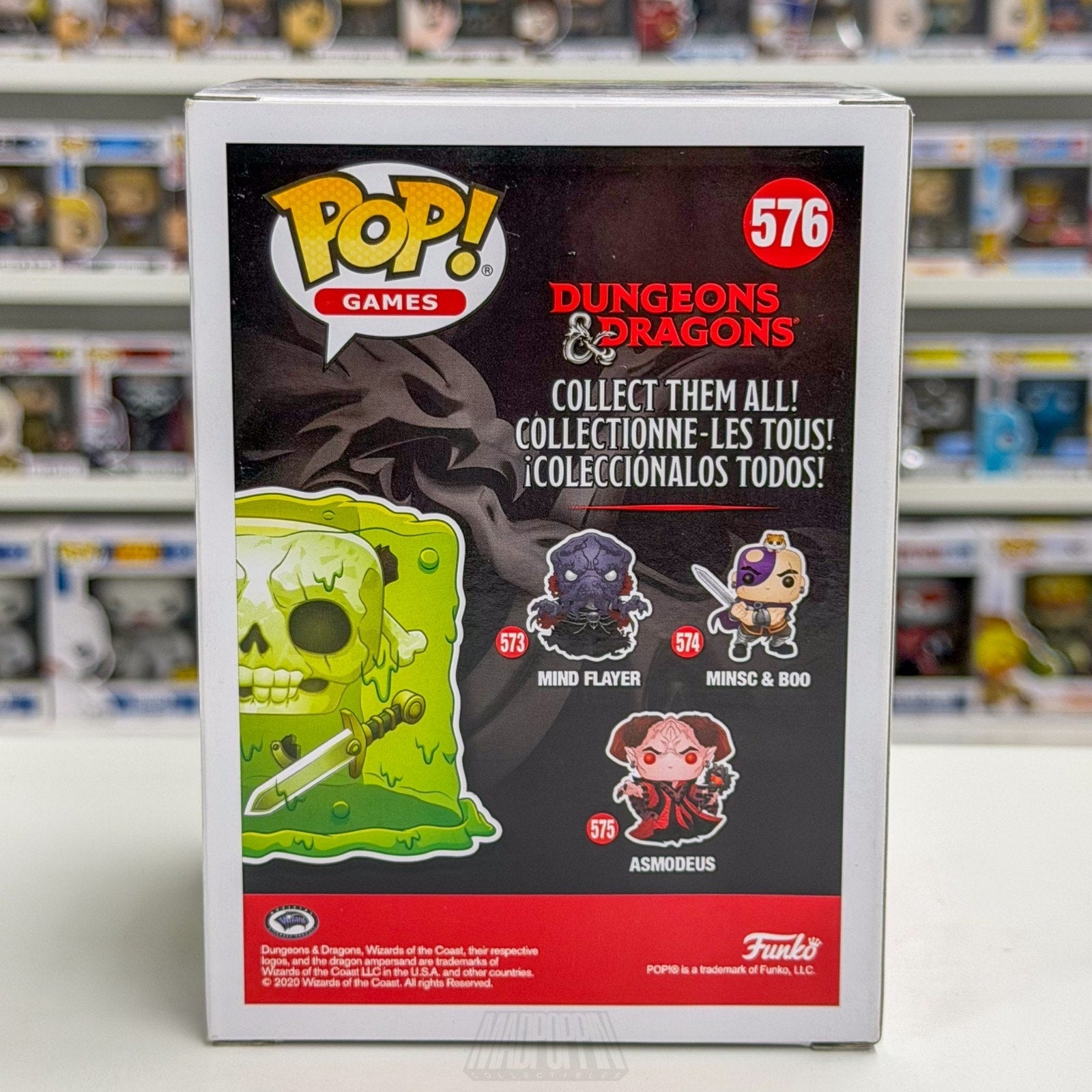 Funko Pop Games Dungeons & Dragons Gelatinous Cube ECCC 576 DnD Vinyl Figure