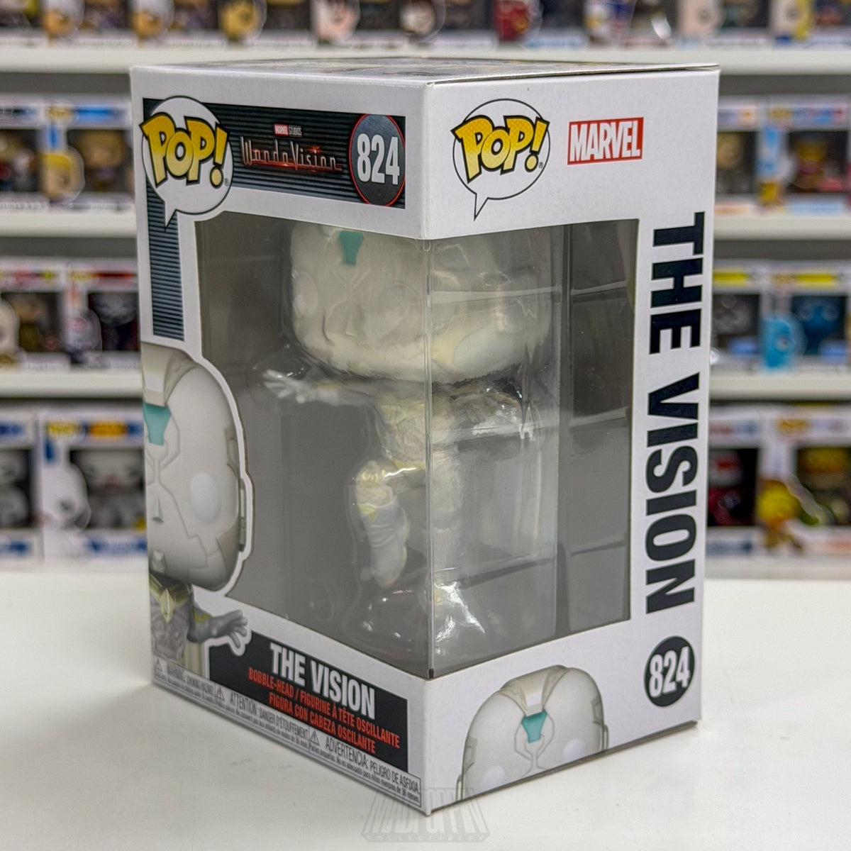 Funko Pop Marvel Wandavision The Vision White 824 Synthezoid Toy Vinyl Figure