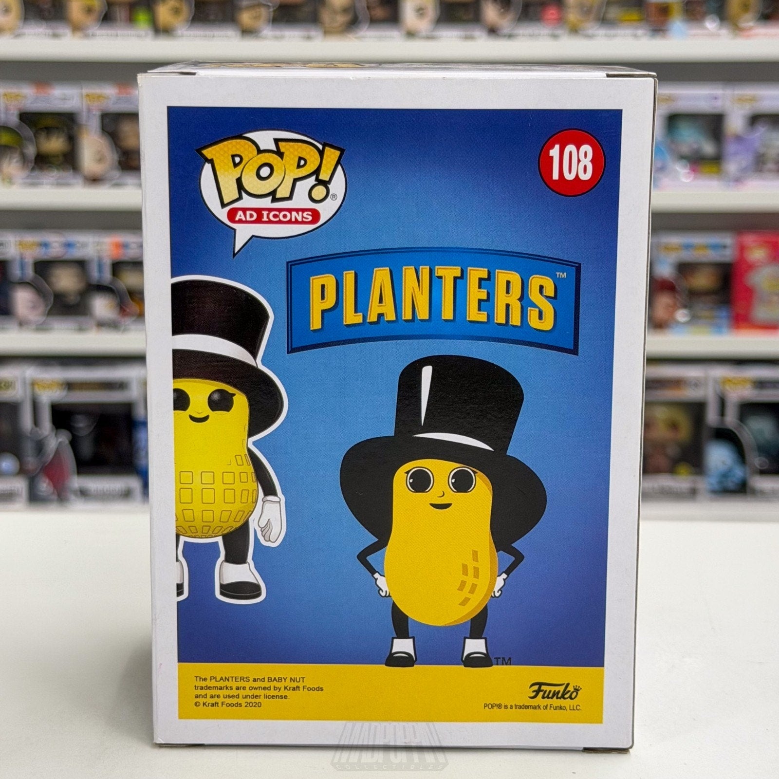 Funko Pop Ad Icons Planters Baby Nut Target 108 Logo Mascot Toy Vinyl Figure