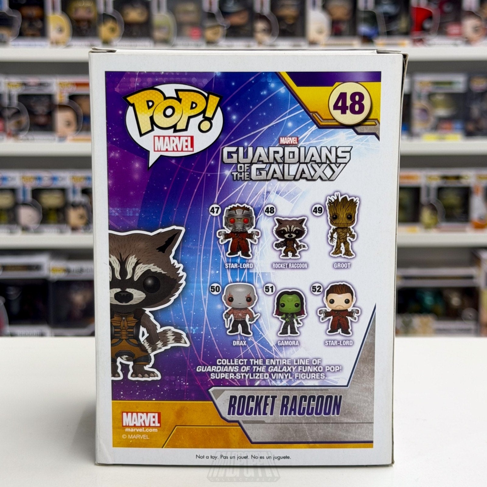 Funko Pop Marvel Guardians of the Galaxy Rocket Raccoon 48 GOTG Toy Vinyl Figure