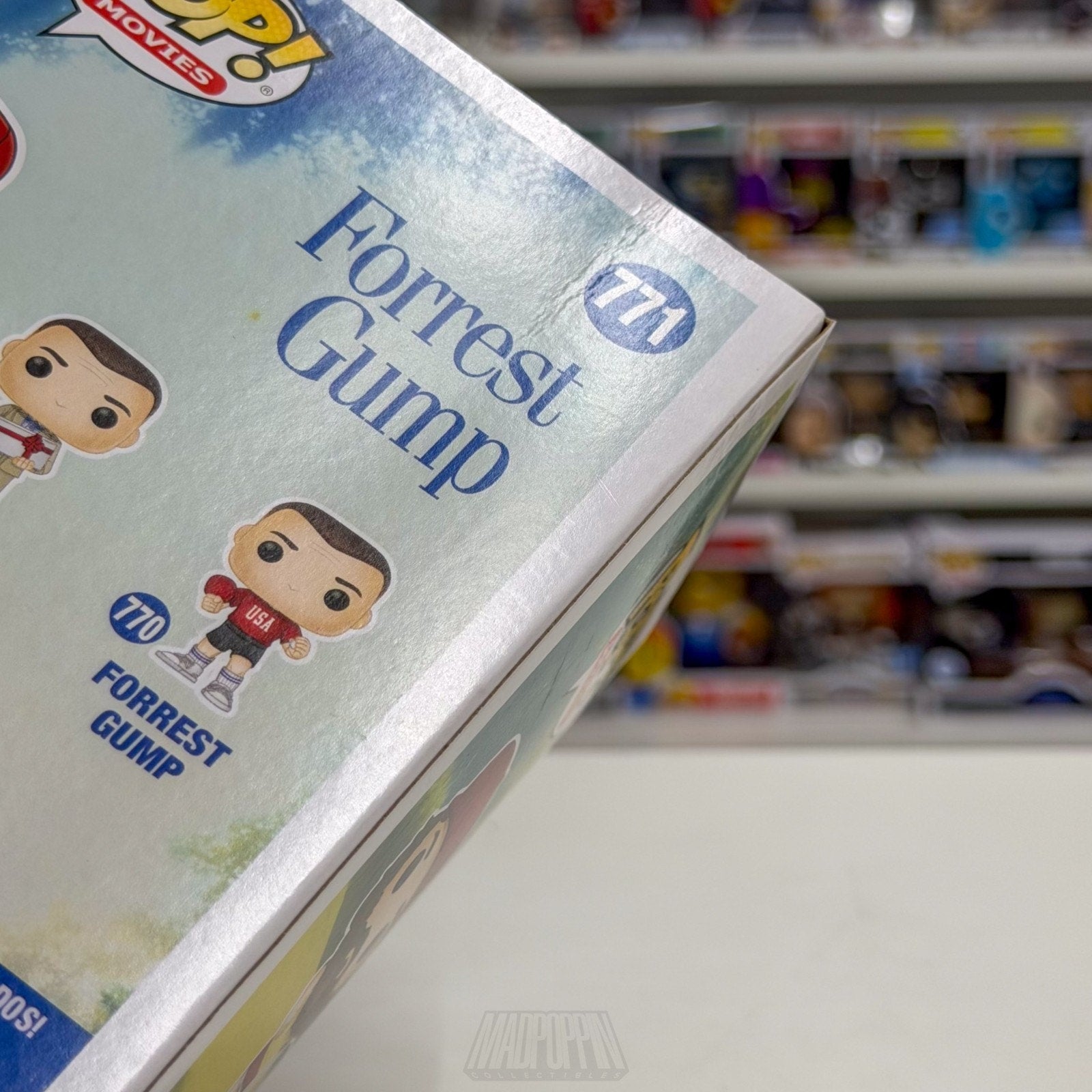 Funko Pop Movies Forrest Gump Beard SDCC 771 Comedy Drama Chocolate Vinyl Figure