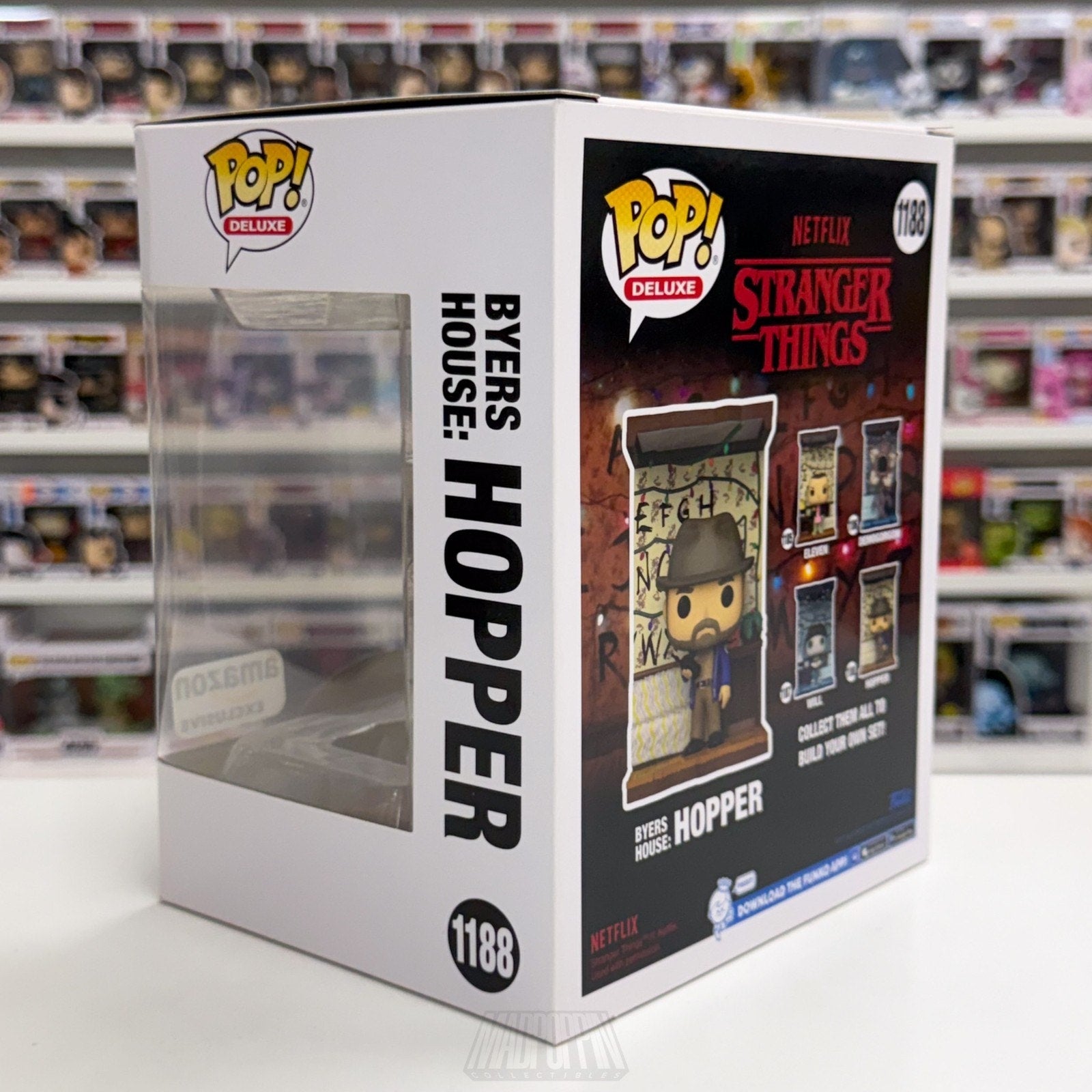 Funko Pop TV Deluxe Stranger Things Byers House Hopper Amazon 1188 Vinyl Figure